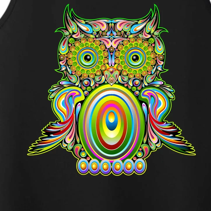 Trippy Owl Performance Tank