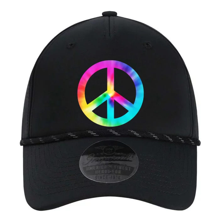 Trippy Rainbow Peace Sign Performance The Dyno Cap