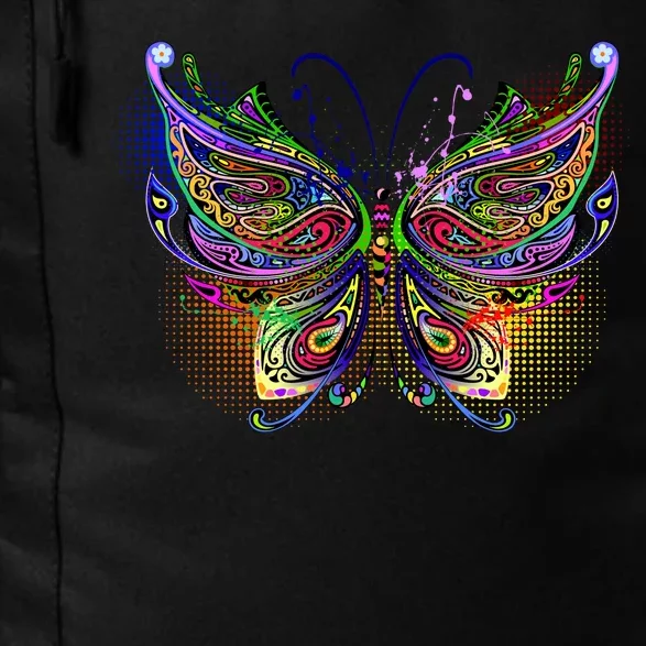 Trippy Variegated Butterfly Daily Commute Backpack