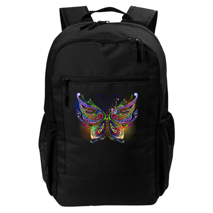 Trippy Variegated Butterfly Daily Commute Backpack