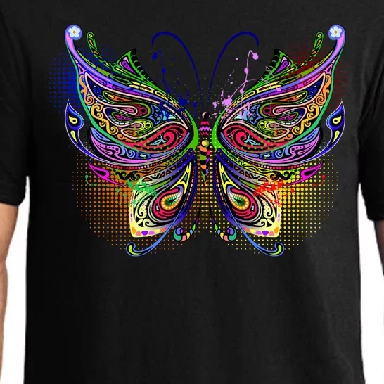 Trippy Variegated Butterfly Pajama Set