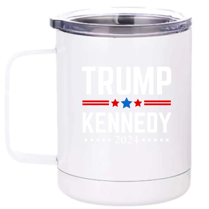 Trump Rfk Jr 2024 Trump Kennedy Front & Back 12oz Stainless Steel Tumbler Cup