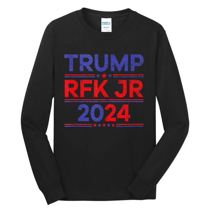 Trump RFK JR 2024 Tall Long Sleeve T-Shirt