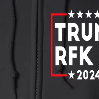 Trump RFK JR 2024 Full Zip Hoodie