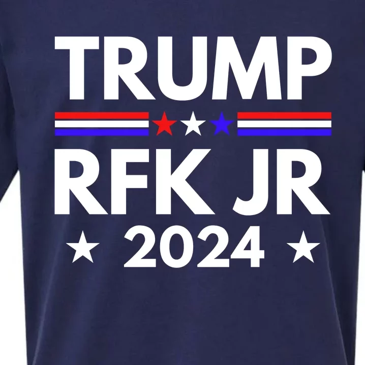 Trump Rfk Jr 2024 Trump Kennedy 2024 Sueded Cloud Jersey T-Shirt