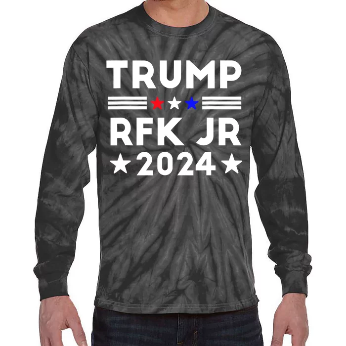 Trump RFK JR 2024 Tie-Dye Long Sleeve Shirt