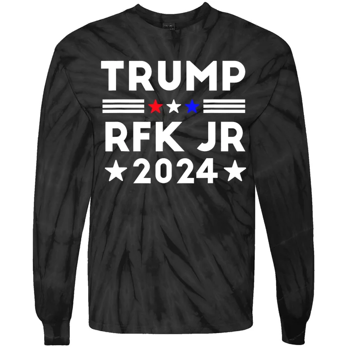 Trump RFK JR 2024 Tie-Dye Long Sleeve Shirt