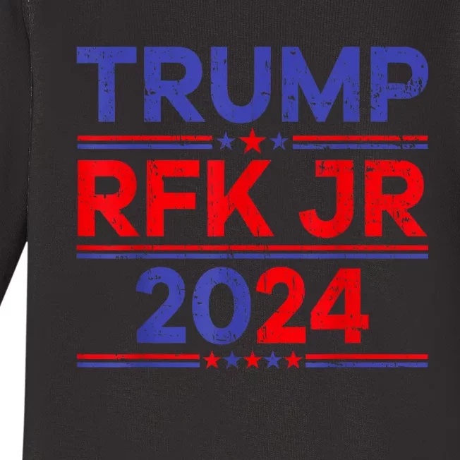 Trump Rfk Jr 2024 Trump Kennedy 2024 Baby Long Sleeve Bodysuit