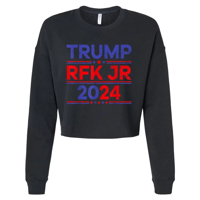 Trump Rfk Jr 2024 Trump Kennedy 2024 Cropped Pullover Crew