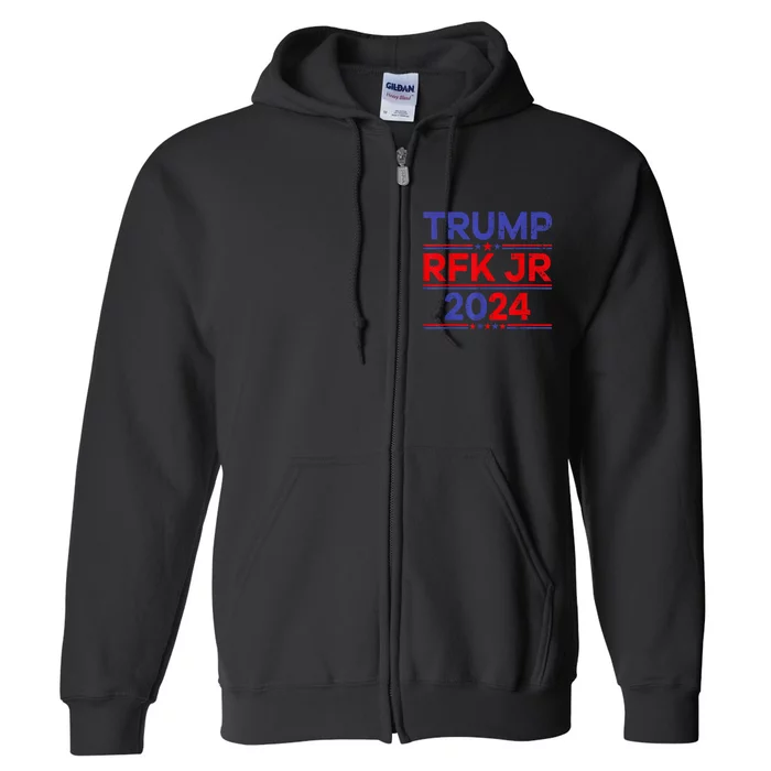 Trump Rfk Jr 2024 Trump Kennedy 2024 Full Zip Hoodie