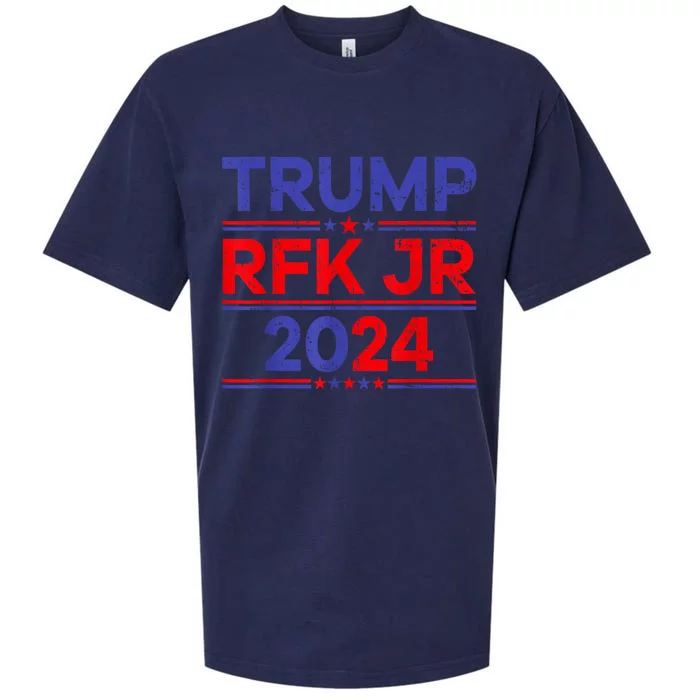 Trump Rfk Jr 2024 Trump Kennedy 2024 Sueded Cloud Jersey T-Shirt