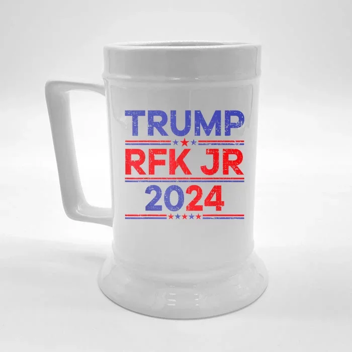 Trump Rfk Jr 2024 Trump Kennedy 2024 Front & Back Beer Stein