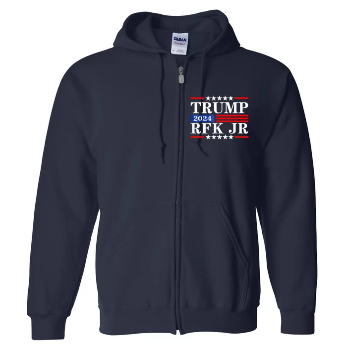 Trump Rfk Jr 2024 Trump Kennedy 2024 Full Zip Hoodie