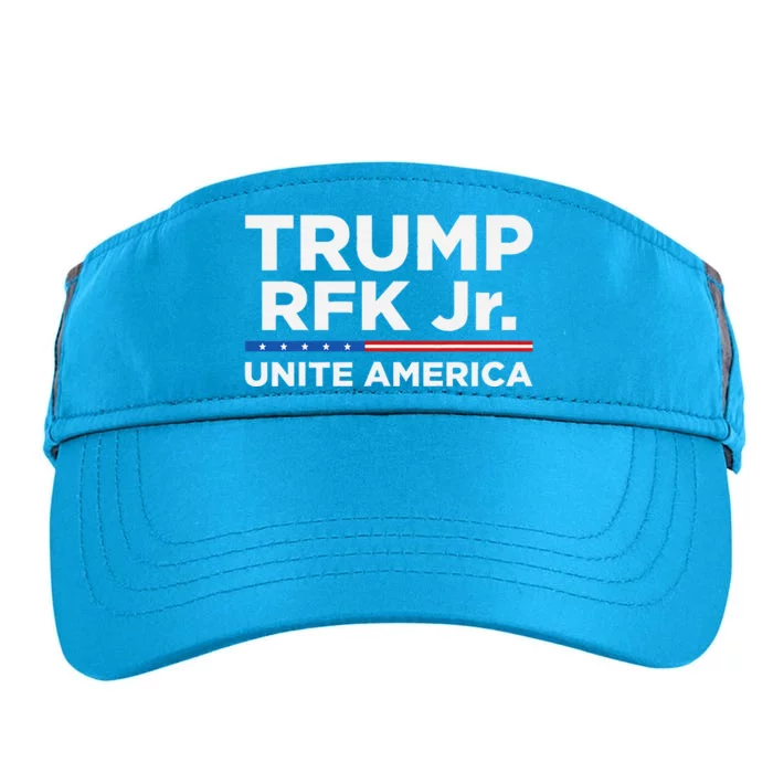 Trump Rfk Jr. Kennedy 2024 Unite America Us Election Adult Drive Performance Visor