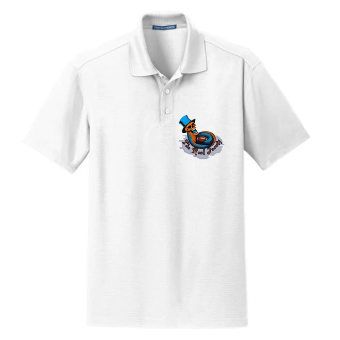 The Real Jaunty Dry Zone Grid Performance Polo