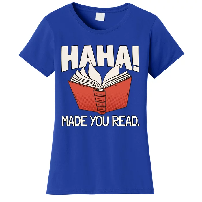 Teaching Reading Joke Bookworm Gift Women's T-Shirt