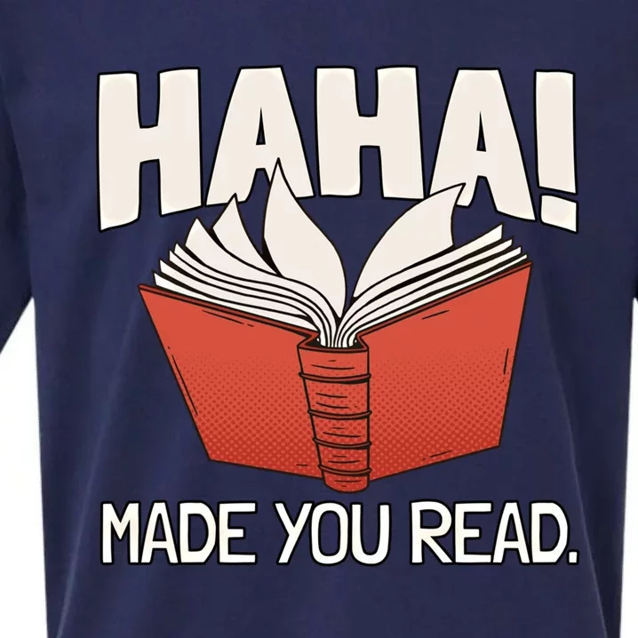 Teaching Reading Joke Bookworm Gift Sueded Cloud Jersey T-Shirt