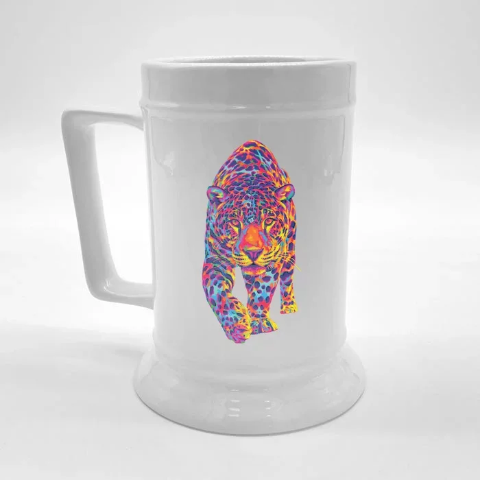 The Rainbow Jaguar Front & Back Beer Stein