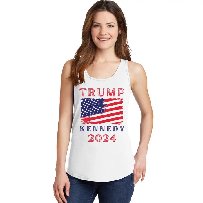 Trump Rfk Kennedy Presidential Campaign American Flag 2024 Ladies Essential Tank