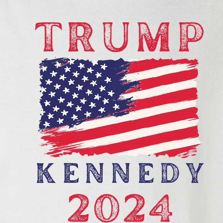 Trump Rfk Kennedy Presidential Campaign American Flag 2024 Toddler Long Sleeve Shirt