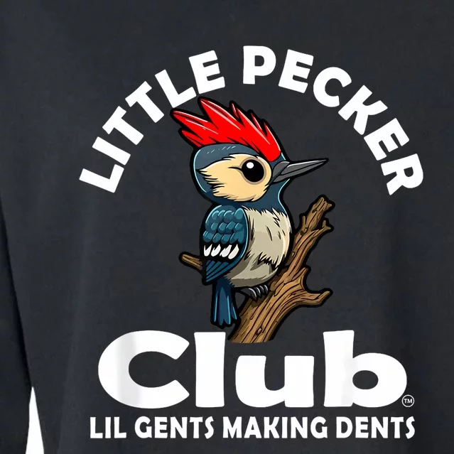 The Real Little Pecker Club Cropped Pullover Crew