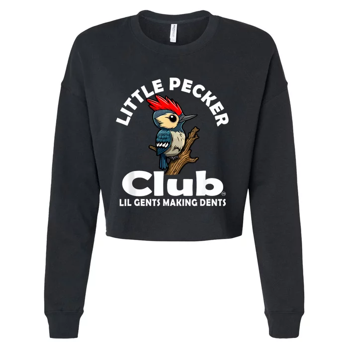 The Real Little Pecker Club Cropped Pullover Crew