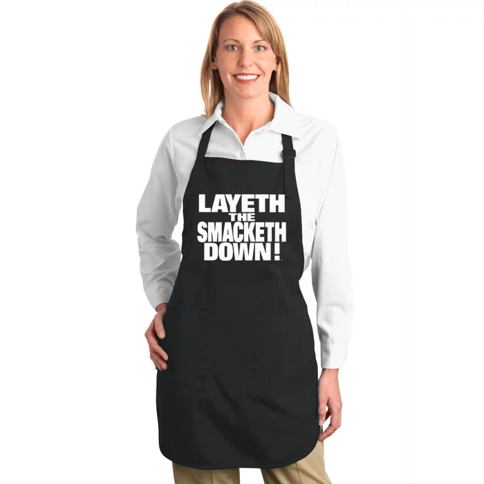 The R.O.C.K Layeth The Smacketh Down Full-Length Apron With Pocket