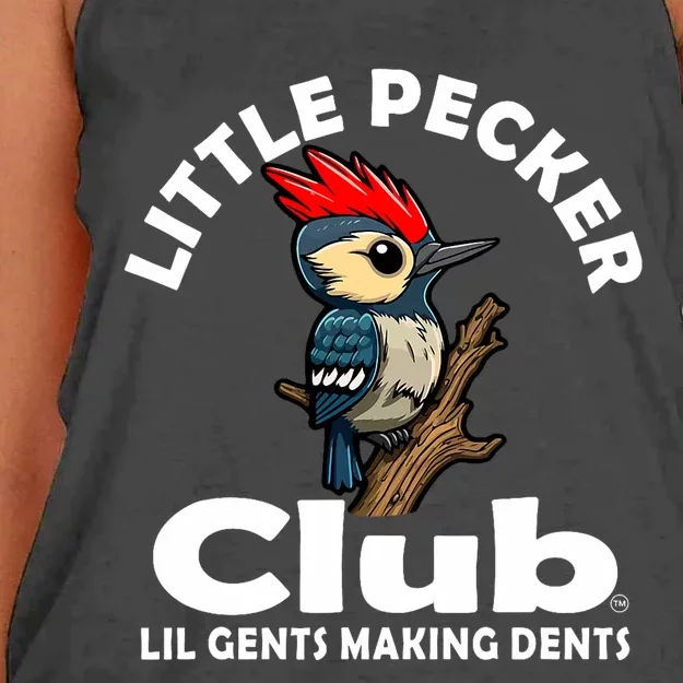 The Real Little Pecker Club Women's Knotted Racerback Tank