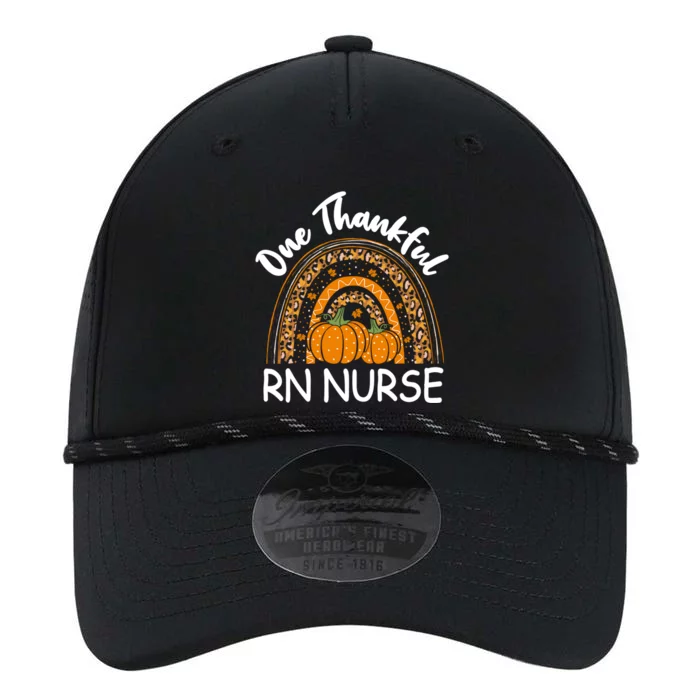 Thanksgiving Rainbow Leopard One Thankful Rn Nurse Cute Gift Performance The Dyno Cap