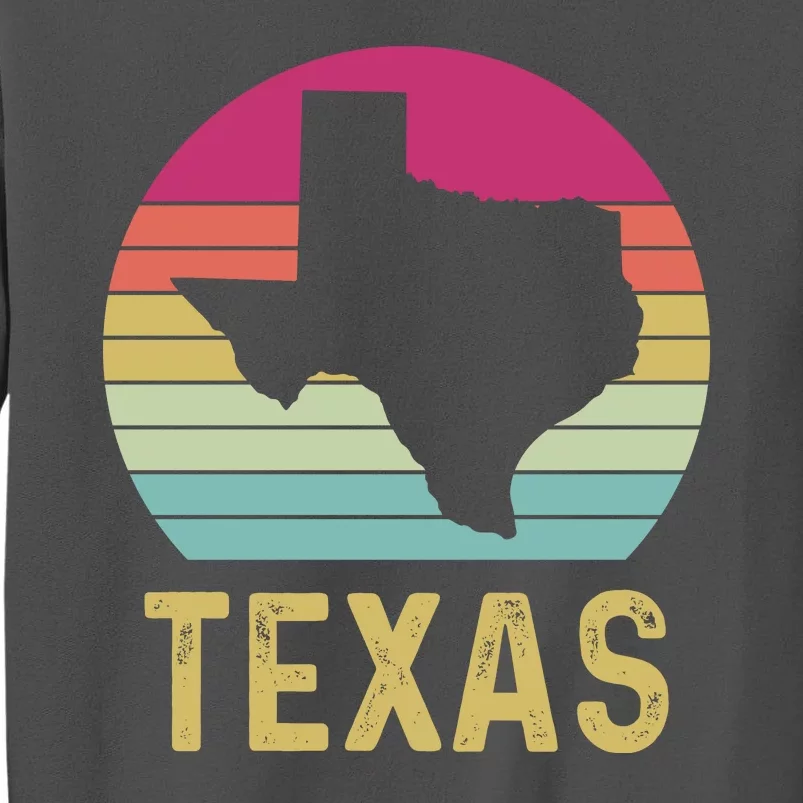 Texas Retro Logo Art Tall Sweatshirt