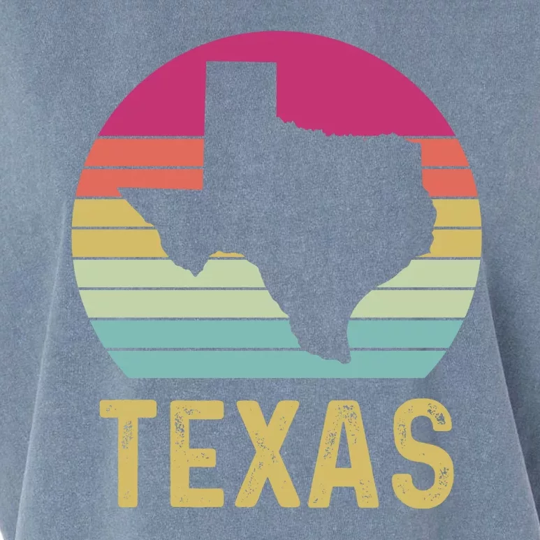 Texas Retro Logo Art Garment-Dyed Women's Muscle Tee