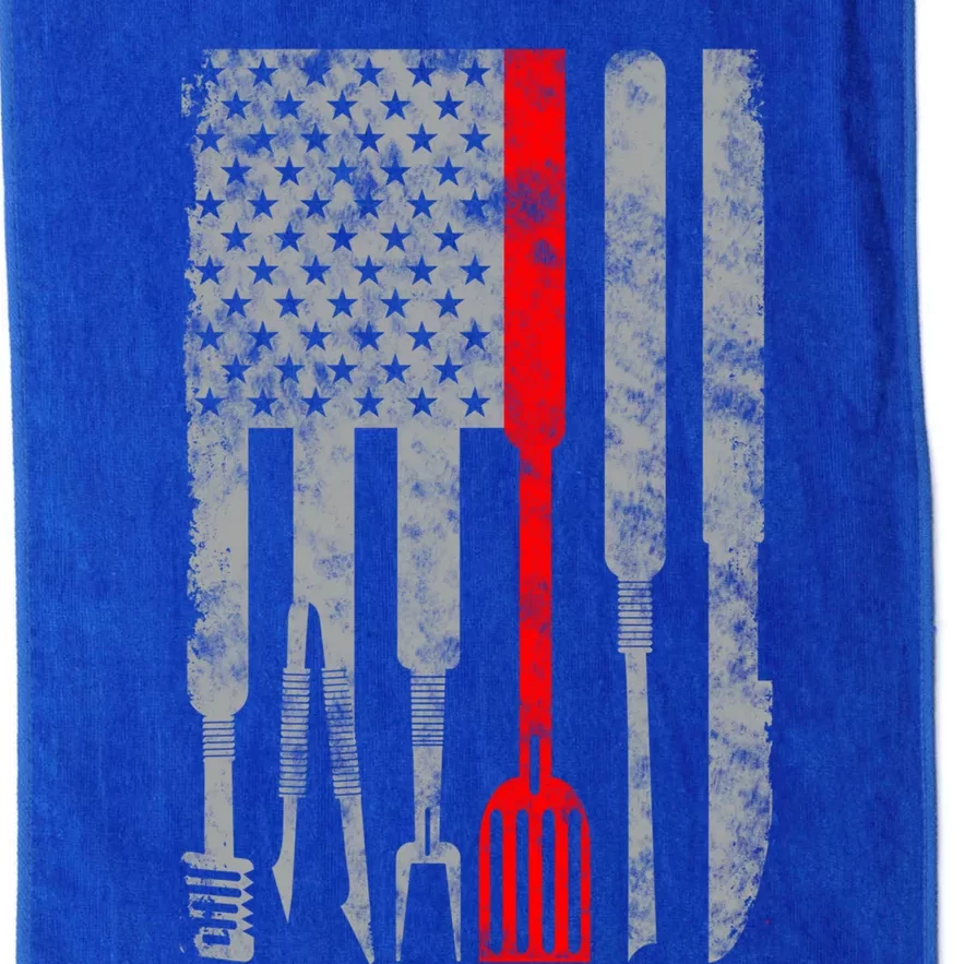 Thin Red Line American Patriotic Chef Flag Cute Gift Platinum Collection Golf Towel