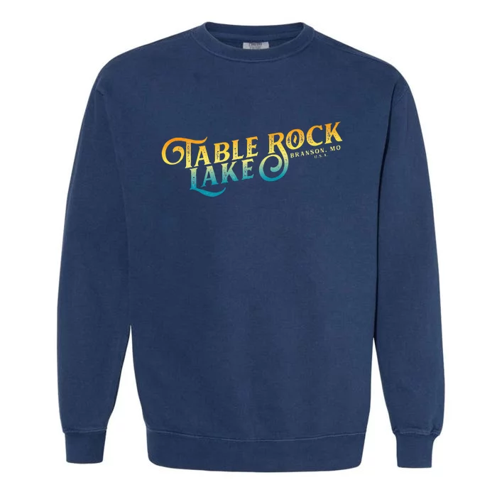 Table Rock Lakes Missouri Garment-Dyed Sweatshirt