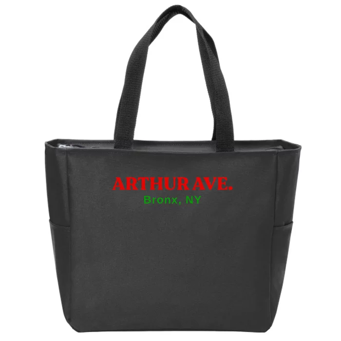 The Real Little Italy Arthur Ave Bronx Ny Zip Tote Bag