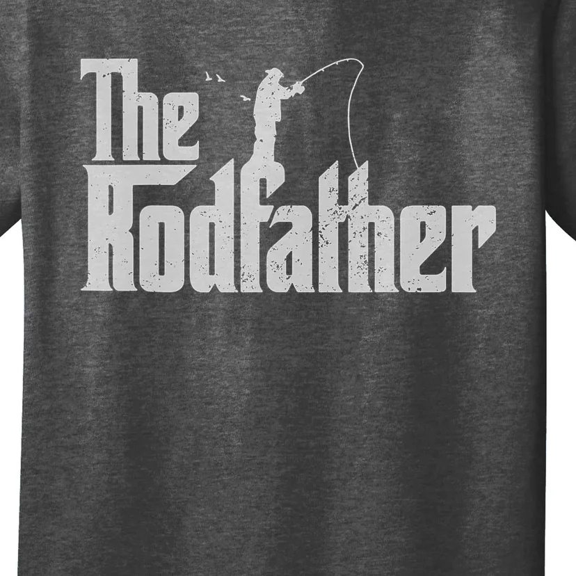 The Rodfather Lover Rod Fish Dad Fisherman Funny Fishing Gifts T-Shirt