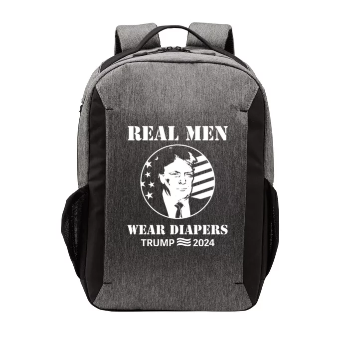 Trump Real Me.N Wear Diapers Trump 2024 Vector Backpack