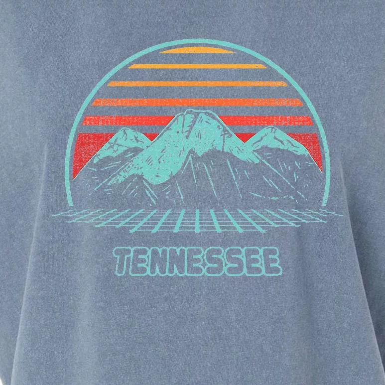 Tennessee Retro Mountain Hiking 80s Style Garment-Dyed Women's Muscle Tee