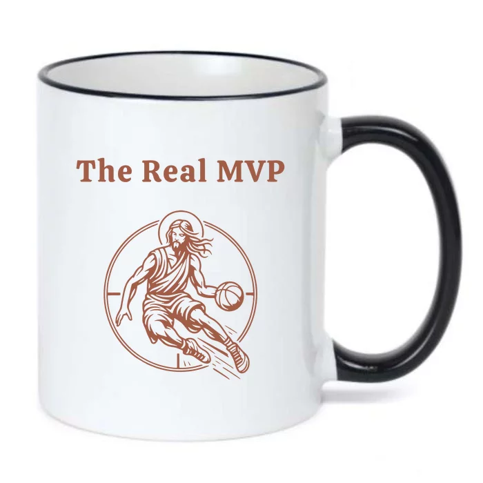 The Real Mvp Jesus Black Color Changing Mug