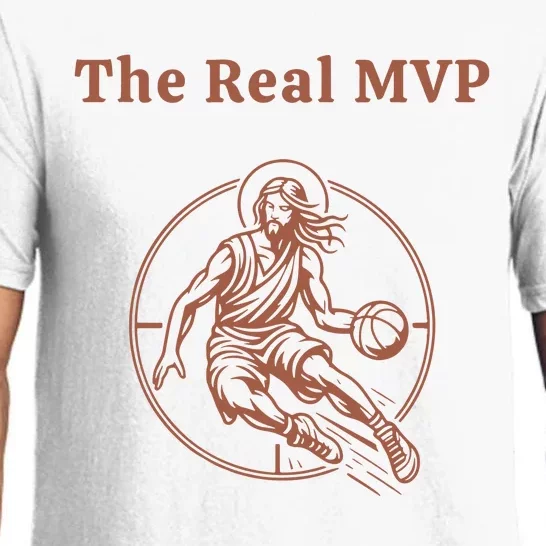 The Real Mvp Jesus Pajama Set