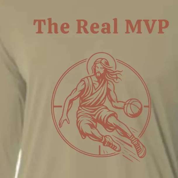 The Real Mvp Jesus Cooling Performance Long Sleeve Crew