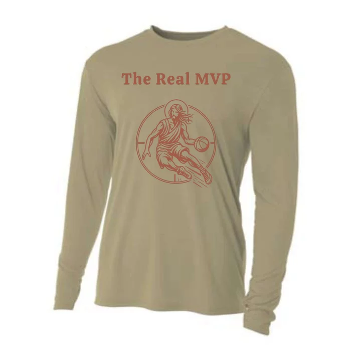 The Real Mvp Jesus Cooling Performance Long Sleeve Crew