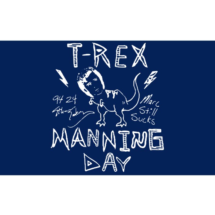 T Rex Manning Day Retro 90s Bumper Sticker