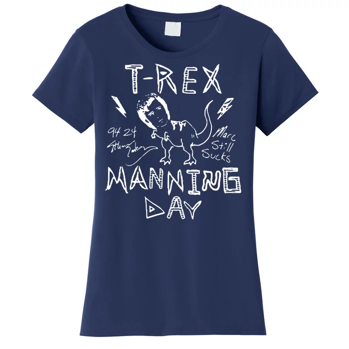 T Rex Manning Day Retro 90s Women's T-Shirt