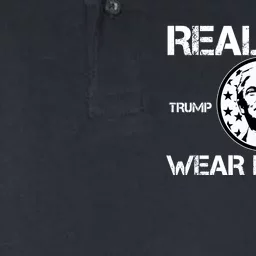 Trump Real Men Wear Diapers Trump 2024 Softstyle Adult Sport Polo