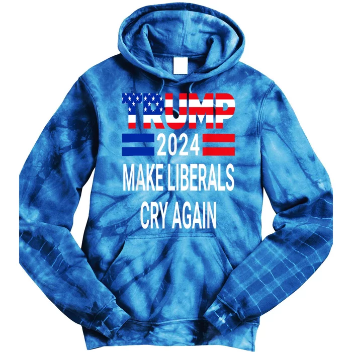 The Return Make Liberals Cry Again Cool Gift Tie Dye Hoodie