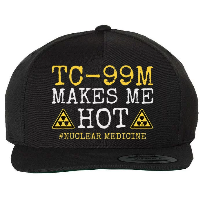 Tc99m Radiology Nuclear Tech Medical Radioisotope Nuc Med Wool Snapback Cap