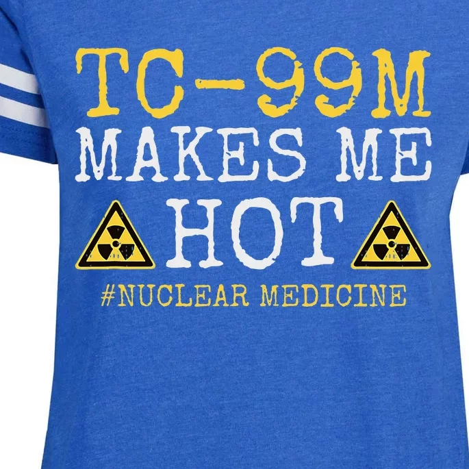 Tc99m Radiology Nuclear Tech Medical Radioisotope Nuc Med Enza Ladies Jersey Football T-Shirt