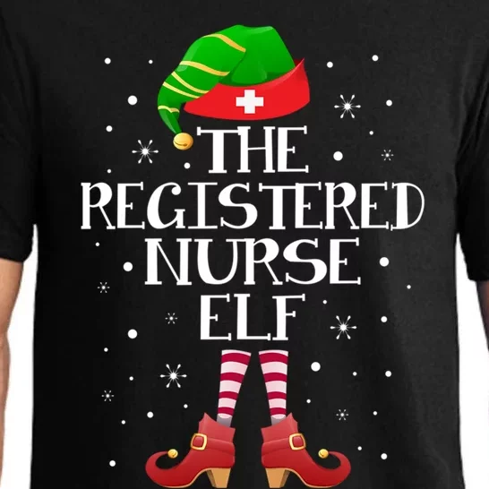 The Registered Nurse Elf Funny Registered Nurse Christmas Gift Pajama Set