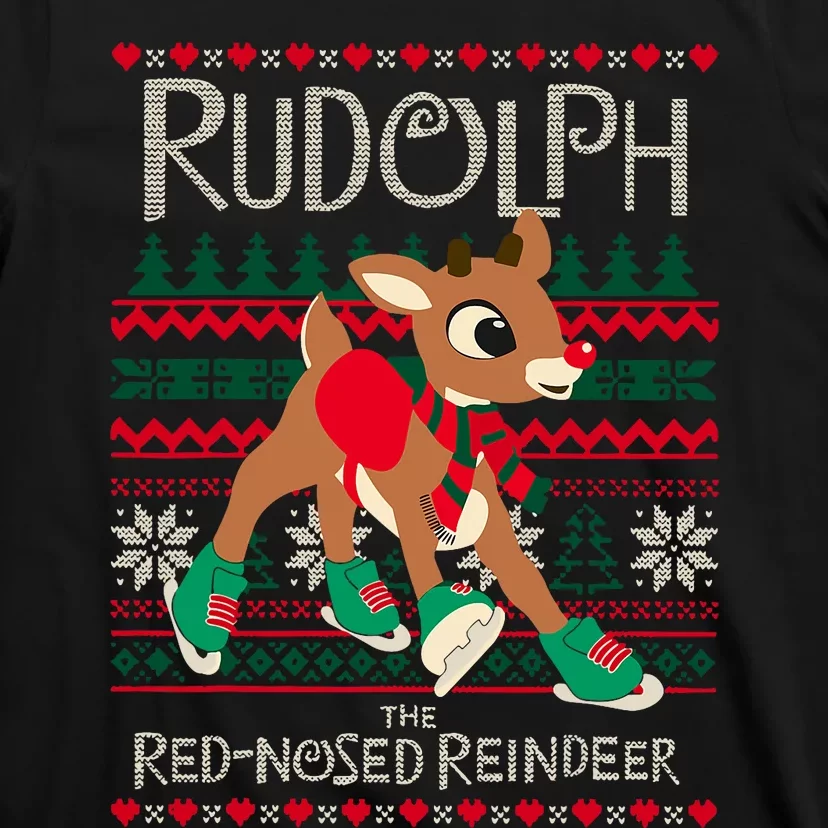 The Red Nosed Reindeer Christmas Special Sweater. Matching Family Outfit Group G T-Shirt