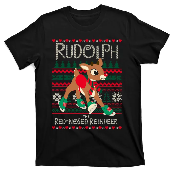 The Red Nosed Reindeer Christmas Special Sweater. Matching Family Outfit Group G T-Shirt